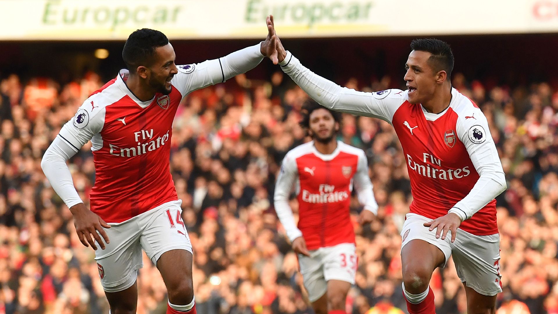 Theo Walcott Alexis Sanchez Arsenal Premier League 27112016