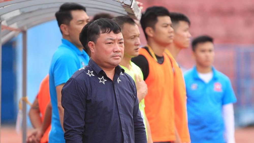 Coach Truong Viet Hoang Hai Phong Quang Nam V.League 2019
