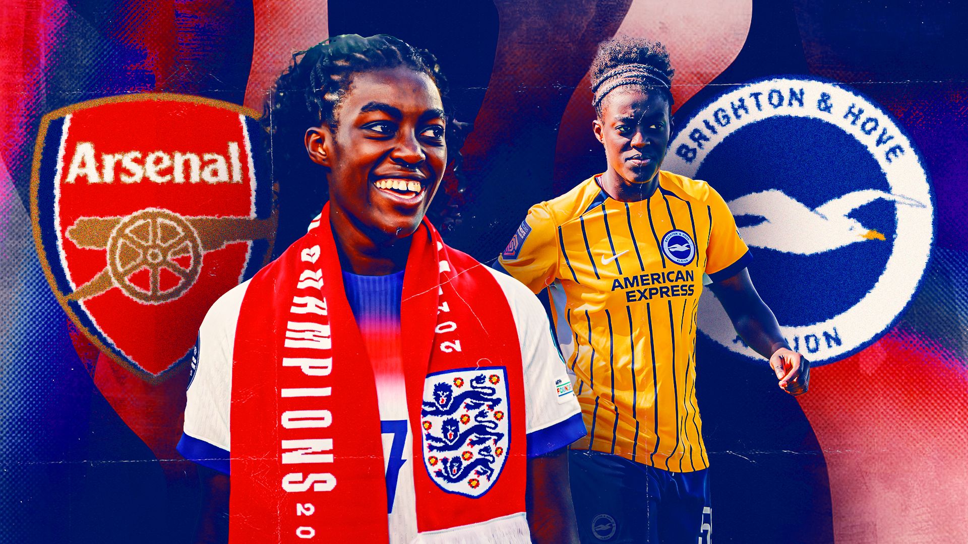 Michelle Agyemang Arsenal Brighton GFX