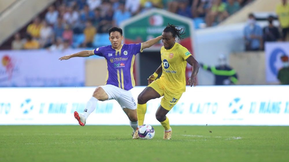Do Hung Dung Geoffrey Kizito Tran Trung Hieu Ha Noi Nam Dinh V.League 2022 