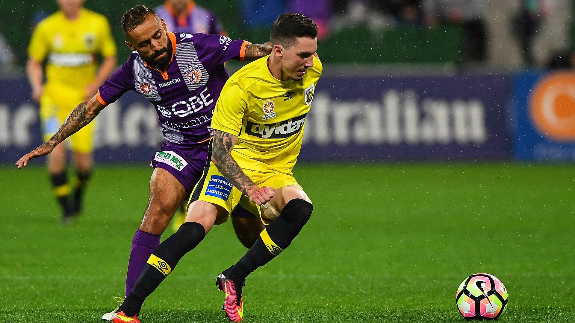 Storm Roux Perth Glory v Central Coast Mariners A-League 08102016