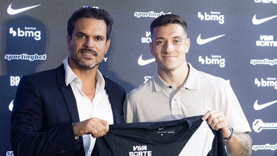 Bruno Duarte, em sua apresentação pelo Vasco, 2026