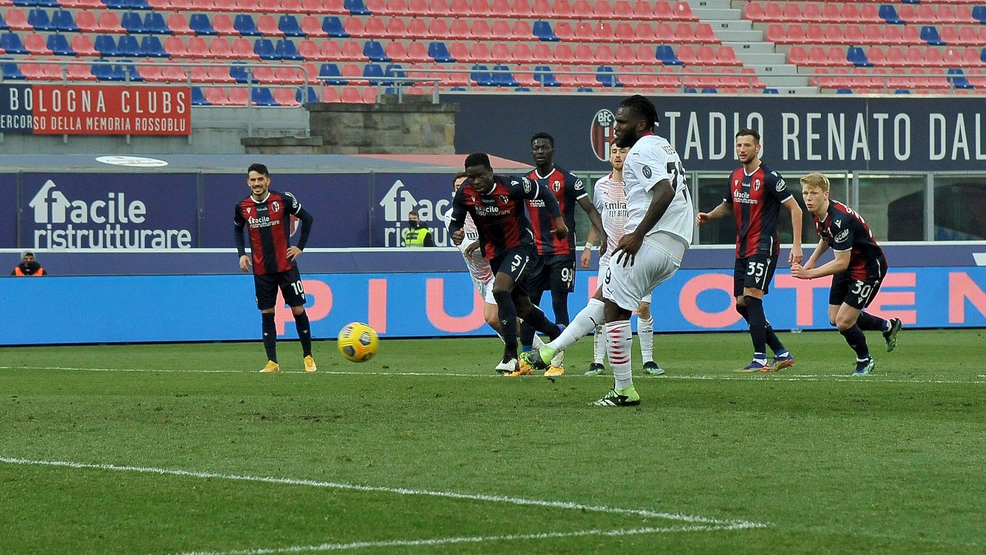 Bologna Milan Kessié penalty