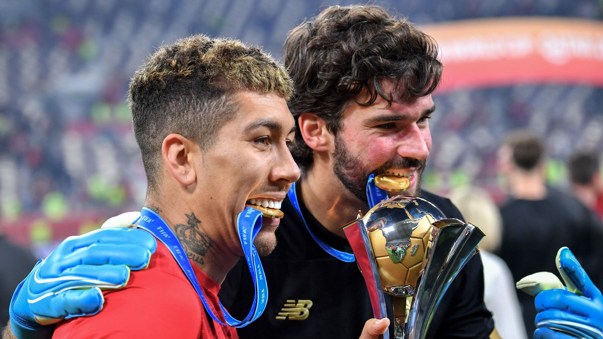 Roberto Firmino Alisson Becker Liverpool FIFA Club World CUp