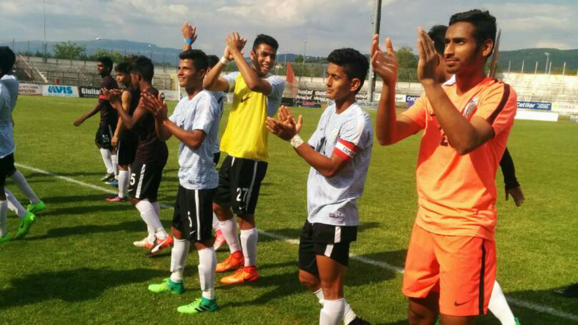 Indian U-17 World Cup Squad’s clash against Italy U-17 National Team.