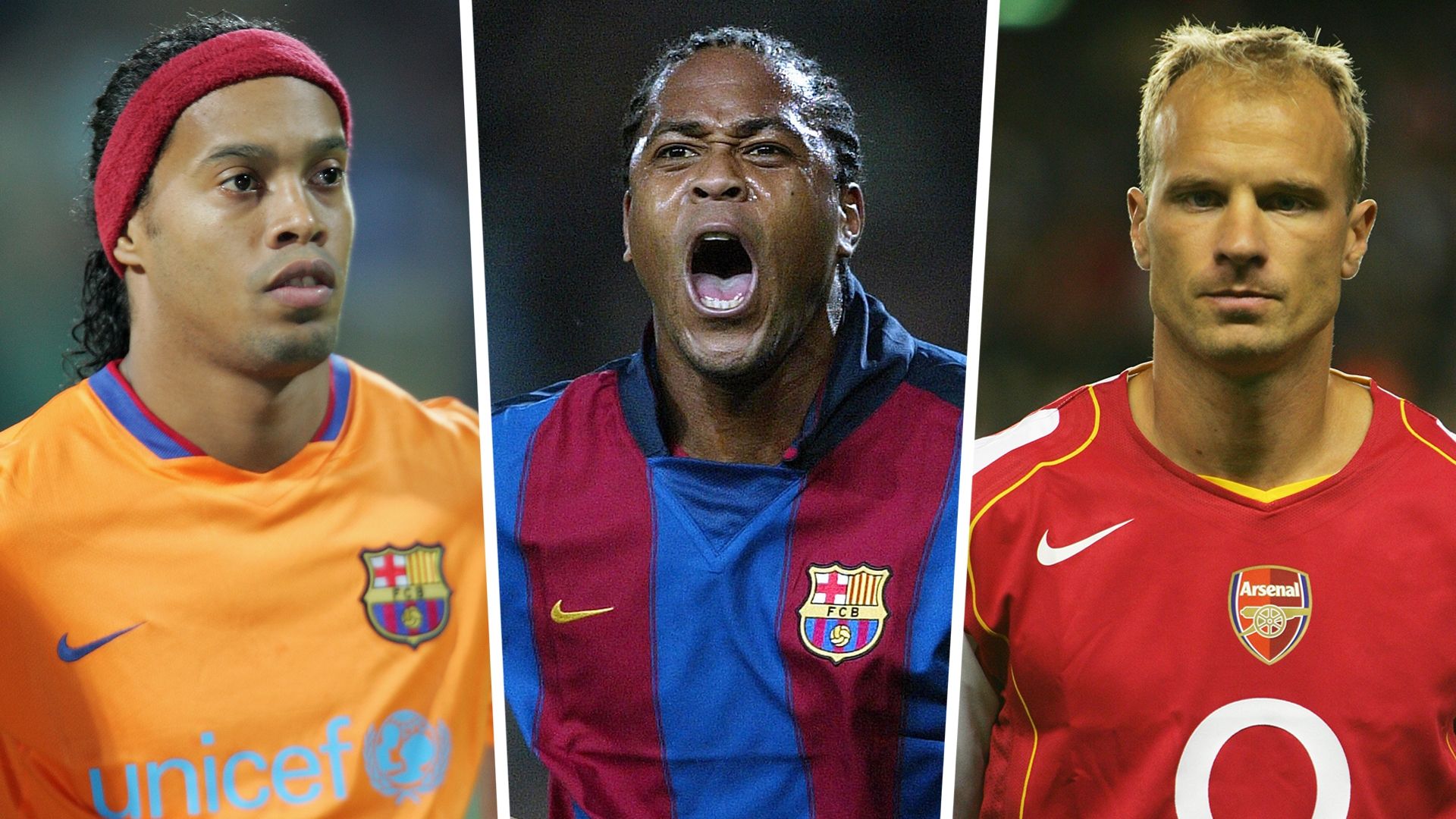 Ronaldinho Patrick Kluivert Dennis Bergkamp