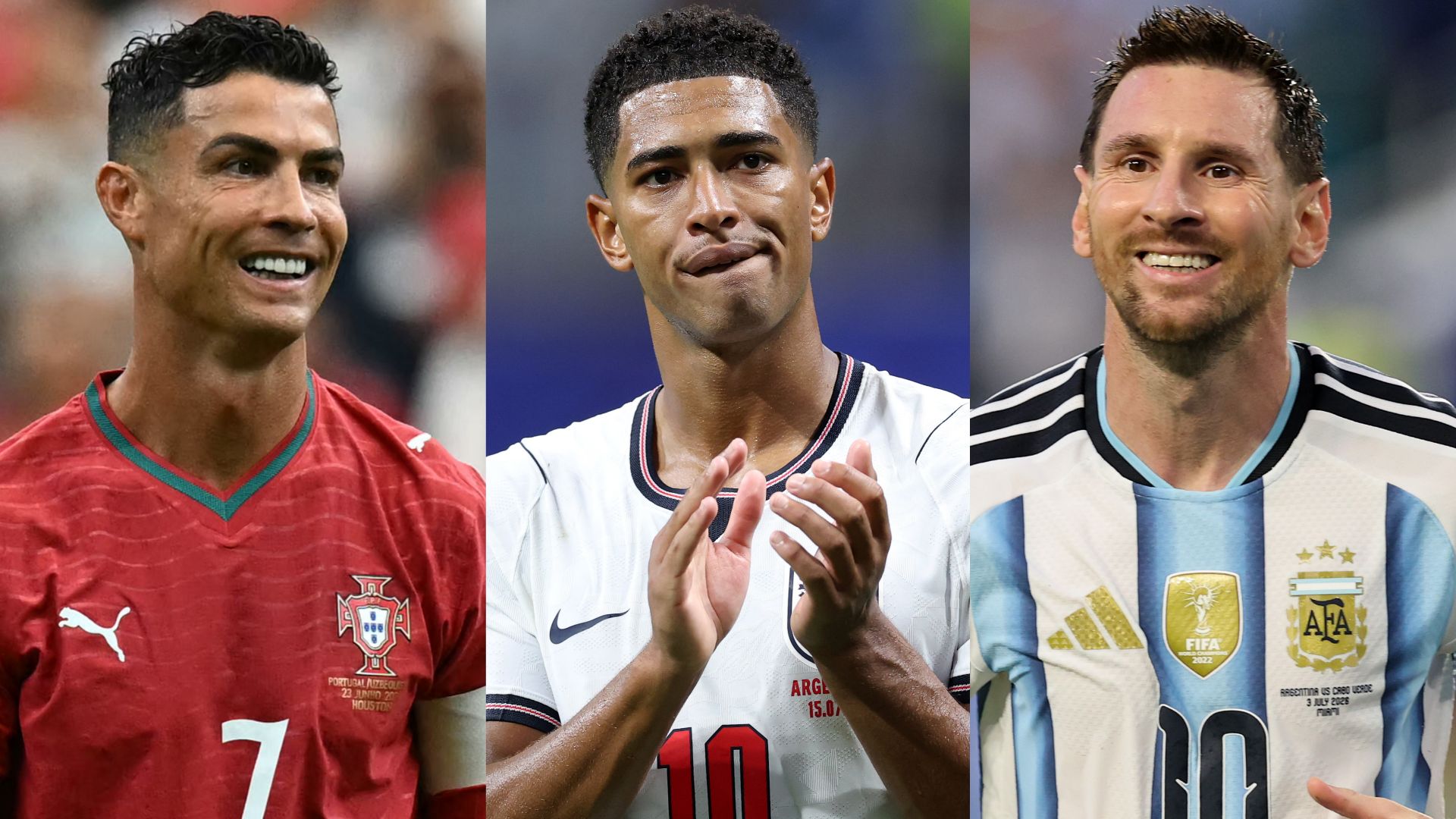 Jude Bellingham Cristiano Ronaldo Lionel Messi 2026