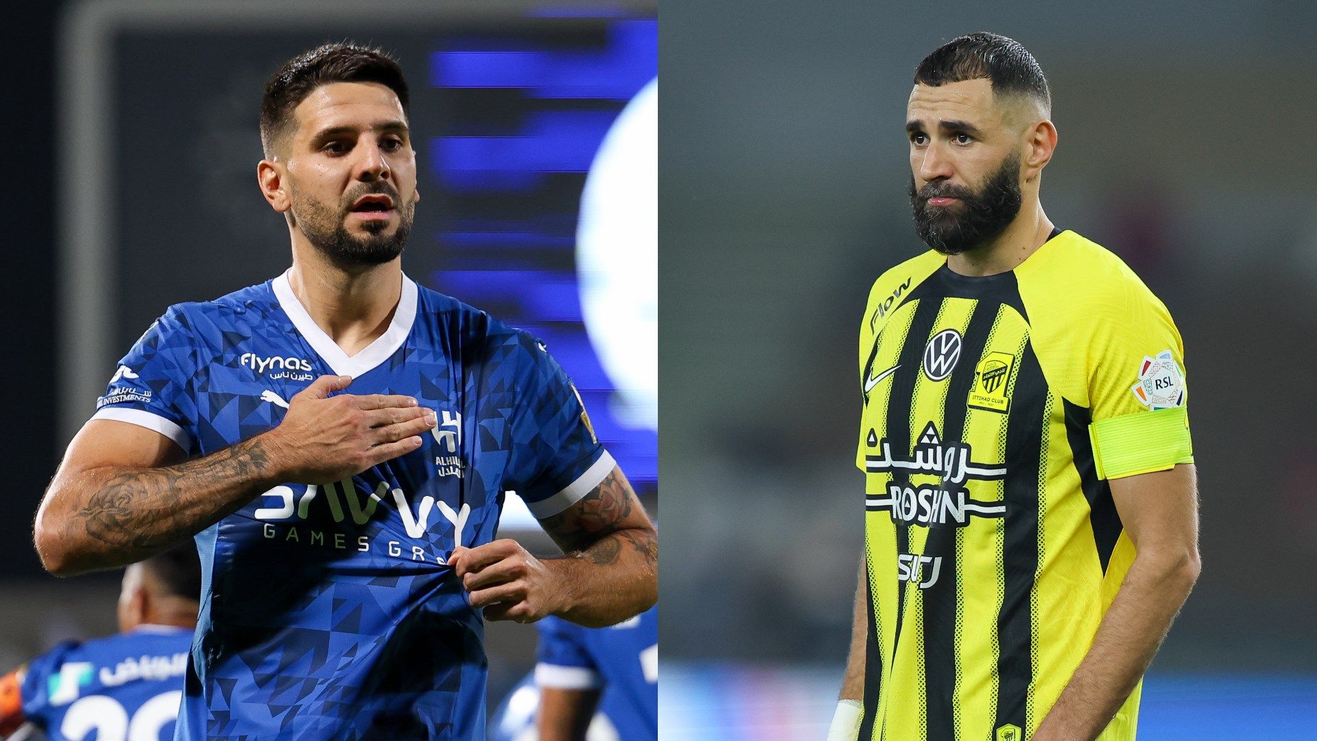 Alexander Mitrovic Karim Benzema Hilal Ittihad