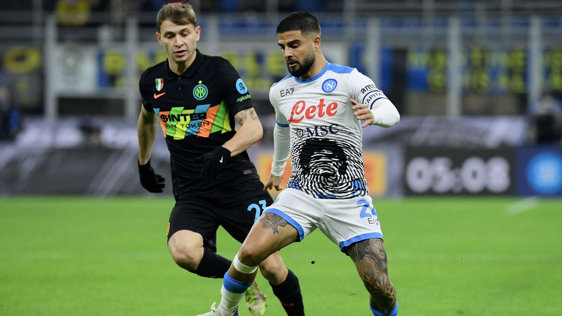 Inter Napoli Insigne Barella Serie A