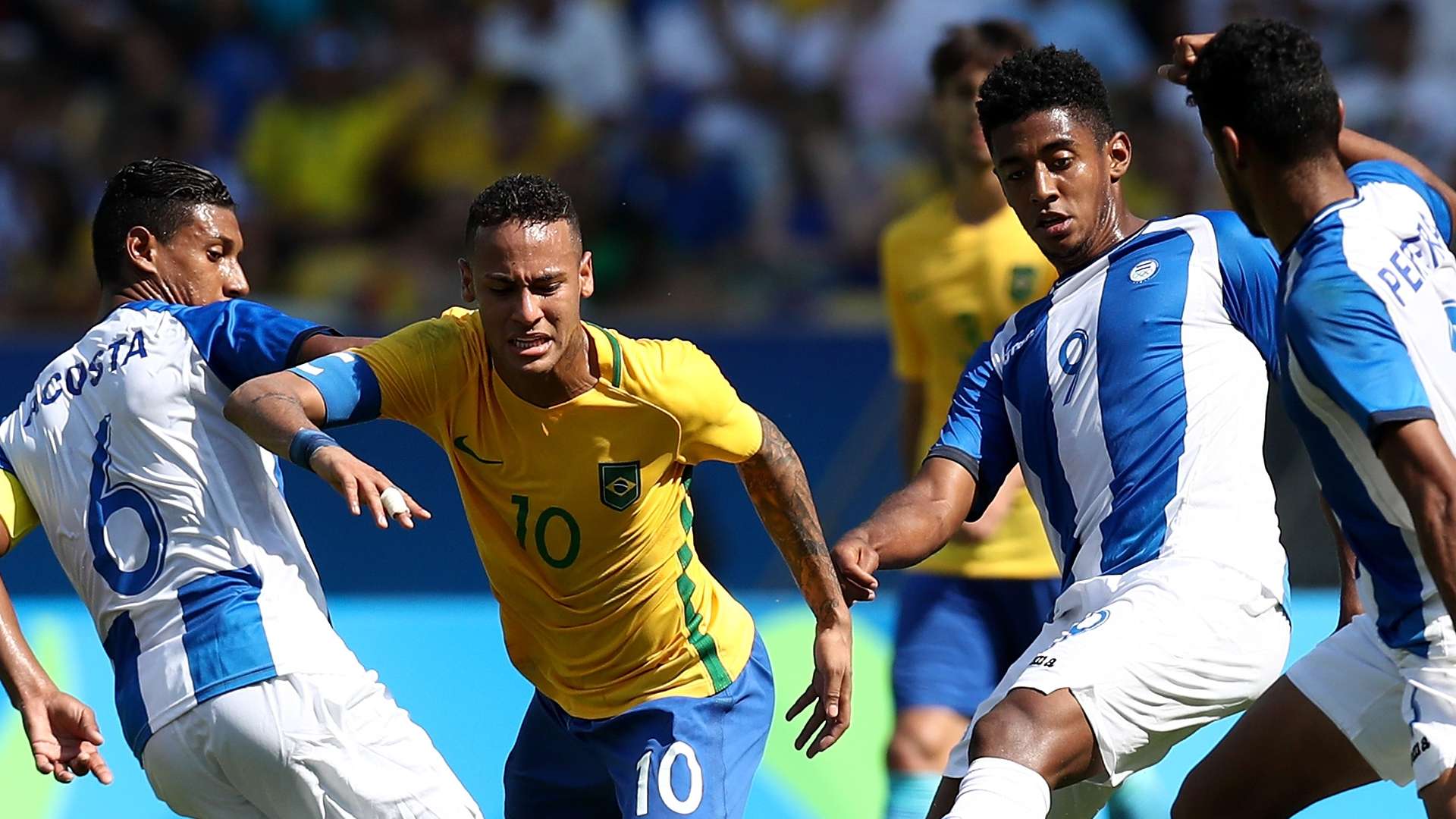 Neymar Brazil v Honduras Olympic Games Rio 2016