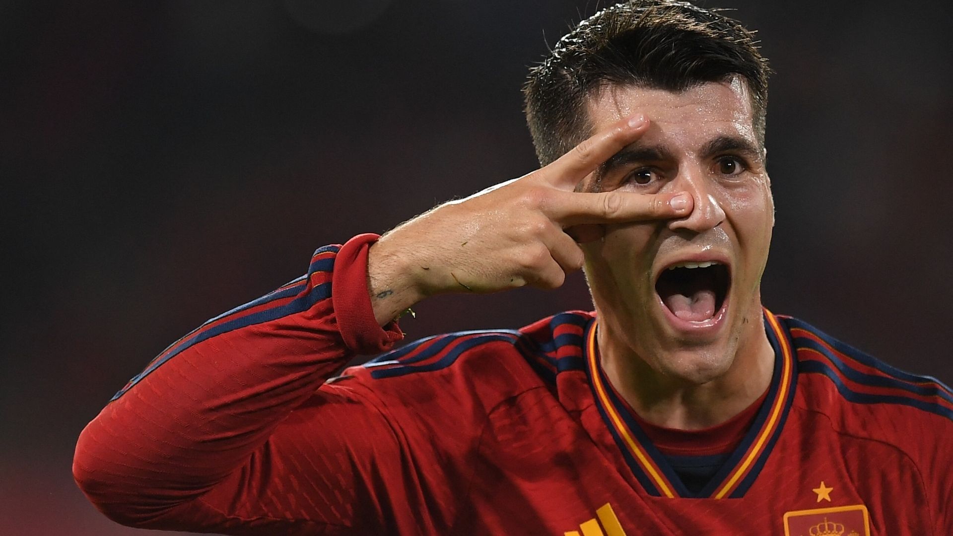 Morata España Escocia