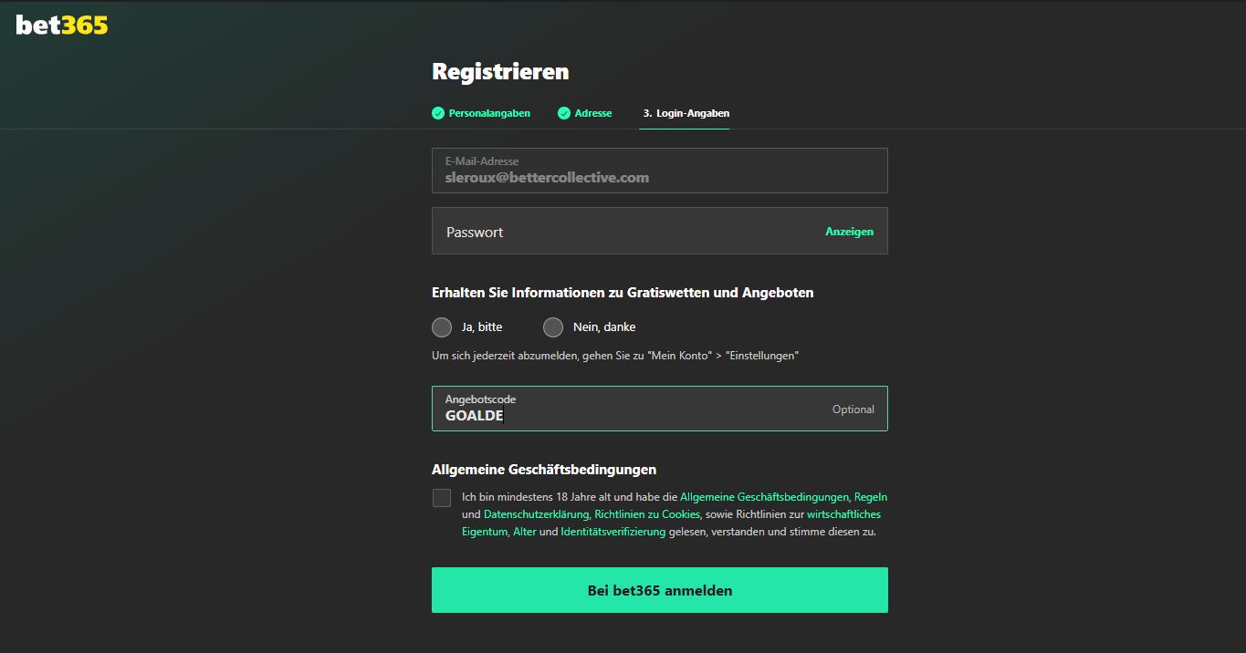 bet365 anmelden