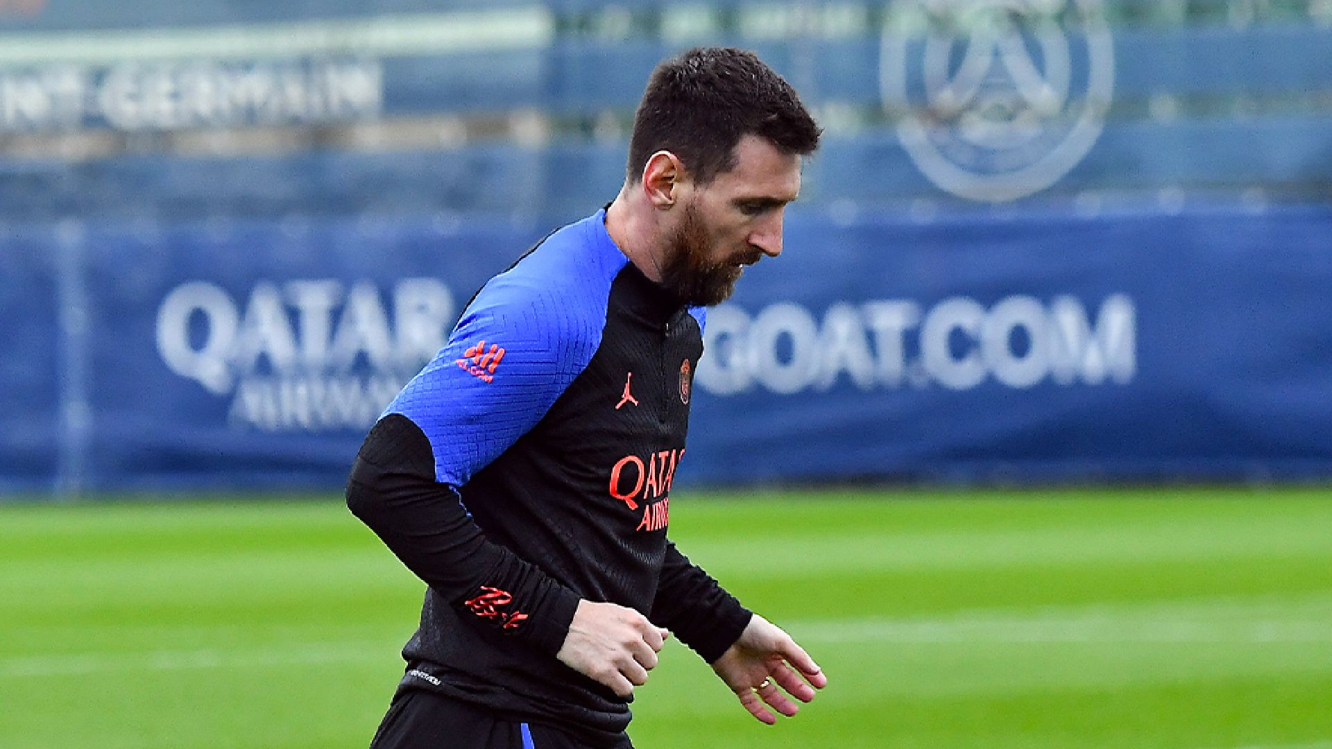 Lionel Messi PSG entraînement Camp des Loges