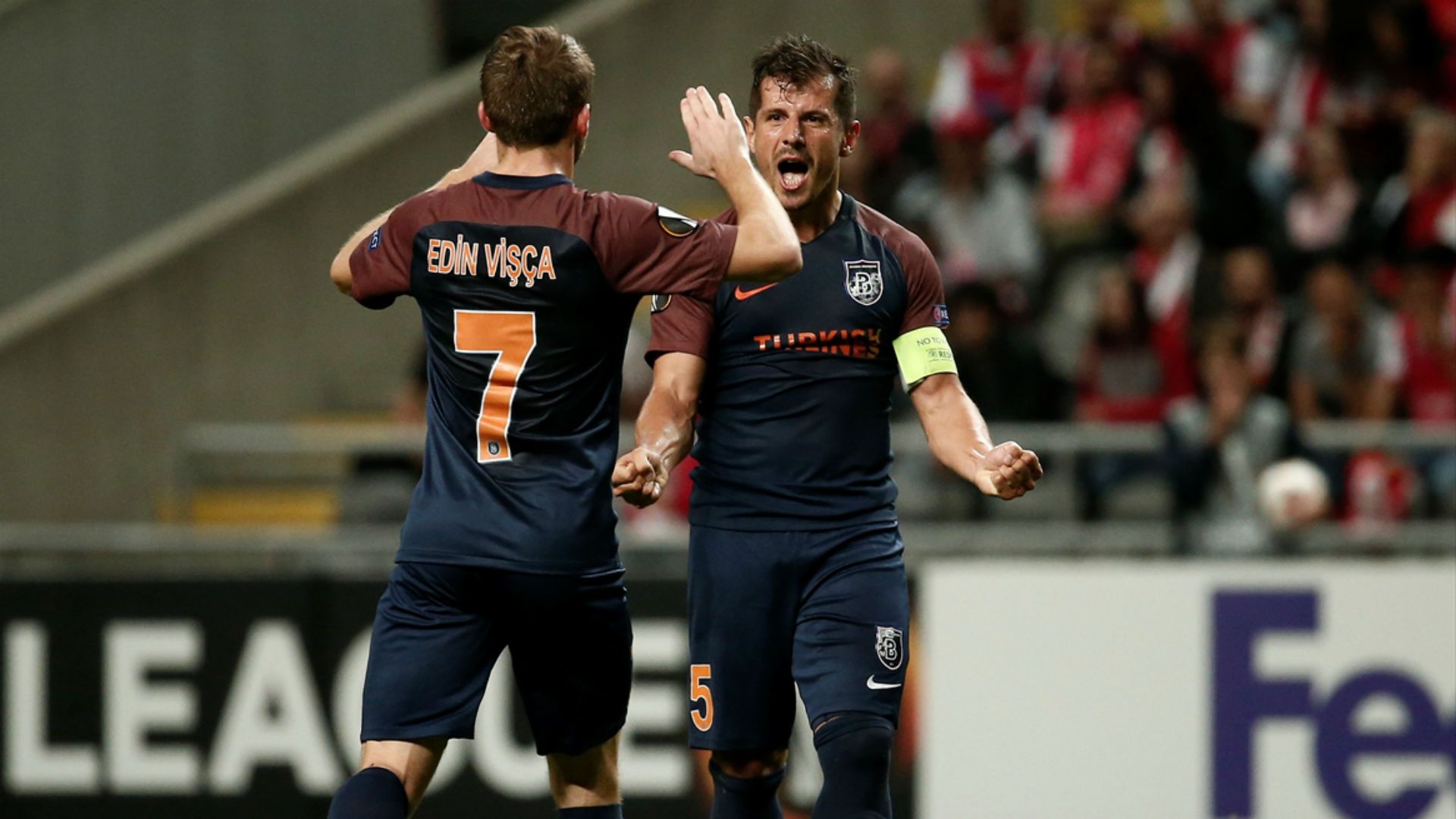 Emre Belozoglu Edin Visca Braga Basaksehir 09282017