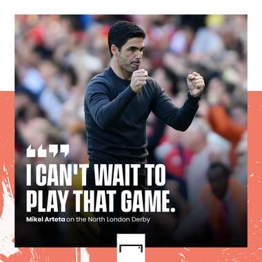 Arteta Arsenal quote
