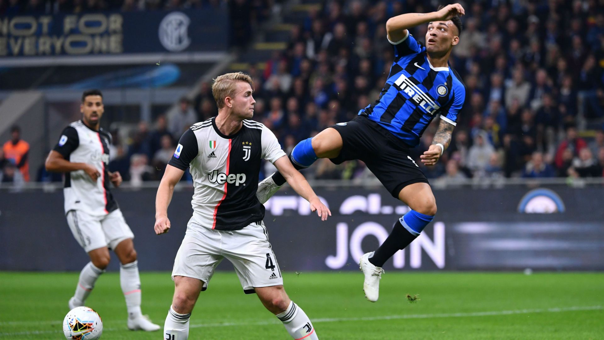 De Ligt Lautaro Martinez Inter Juventus Serie A