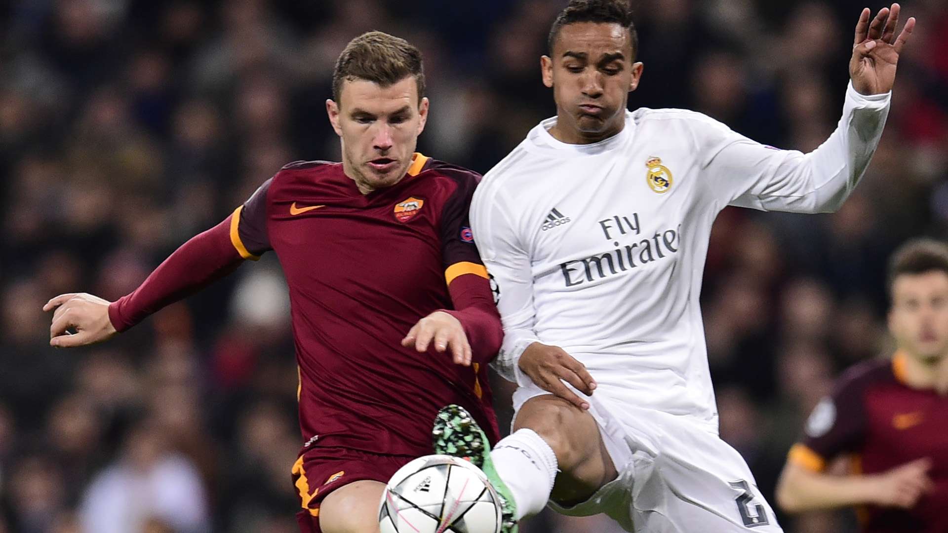 Edin Dzeko Real Madrid Roma Champions League
