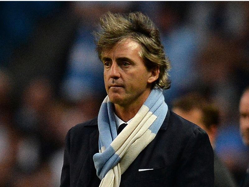 Roberto Mancini, Manchester City's manager
