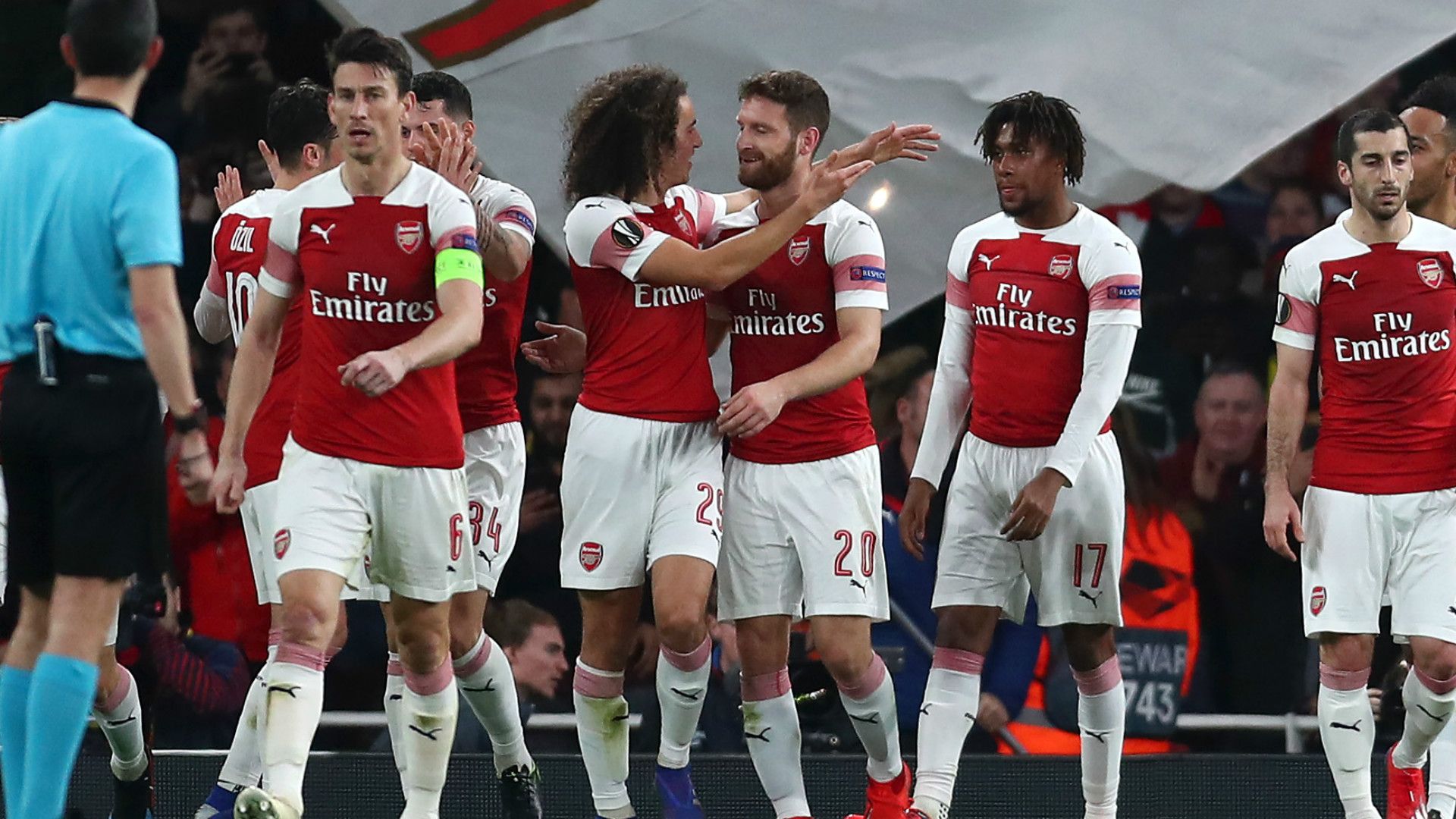 Arsenal celebrate 2018-19