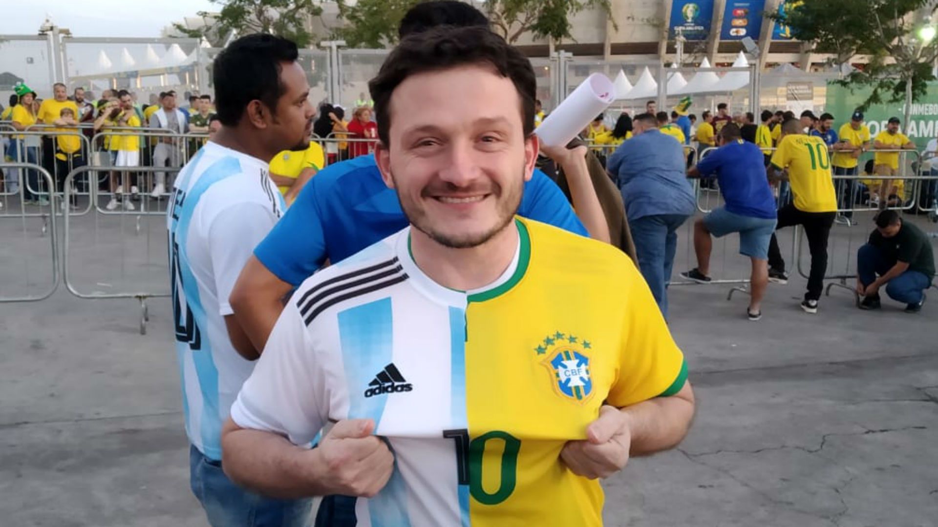 Torcedor Argentina Brasil