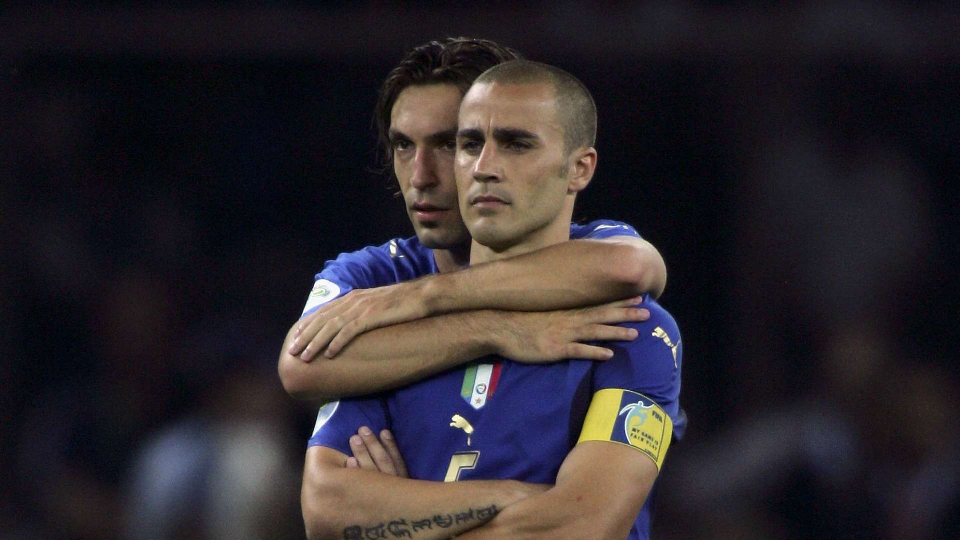 Andrea Pirlo Fabio Cannavaro Italy