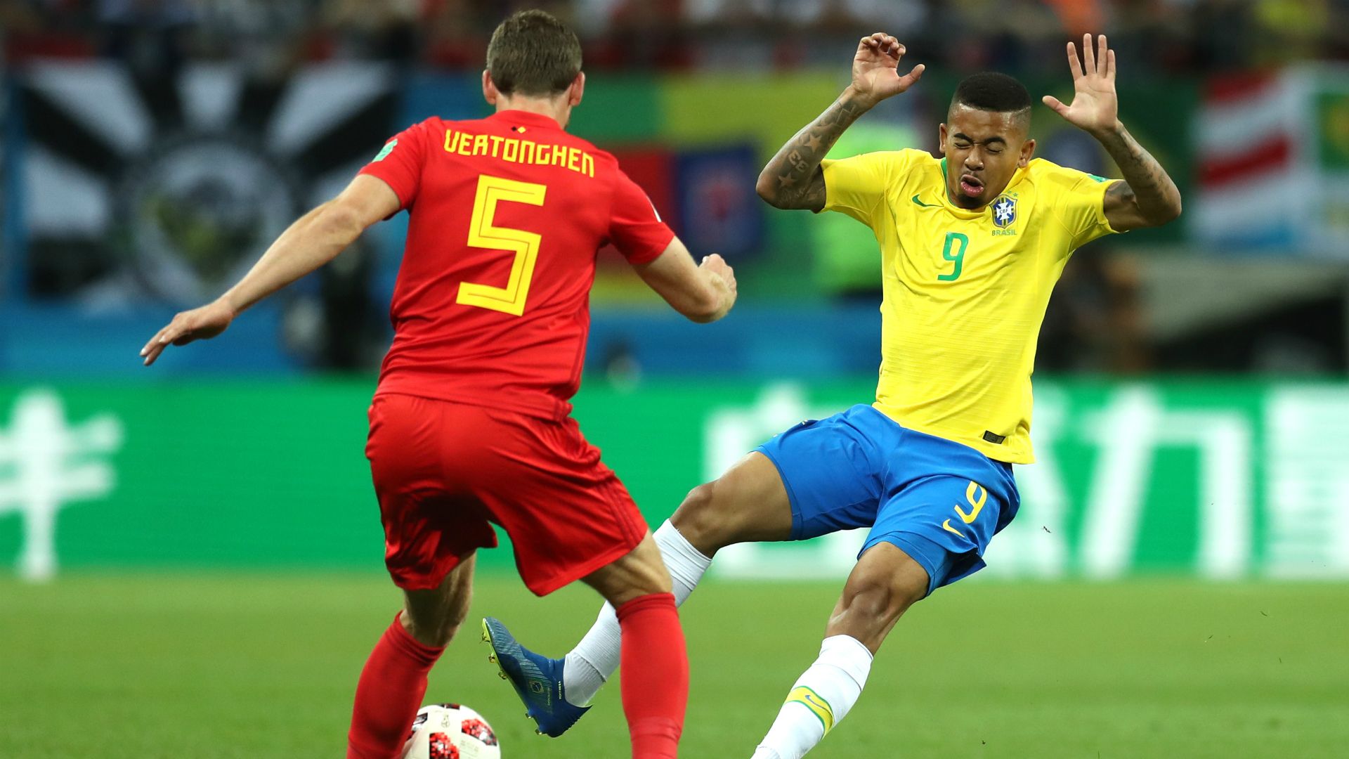 Gabriel Jesus I Brasil Bélgica I 06 07 18 I Copa do Mundo