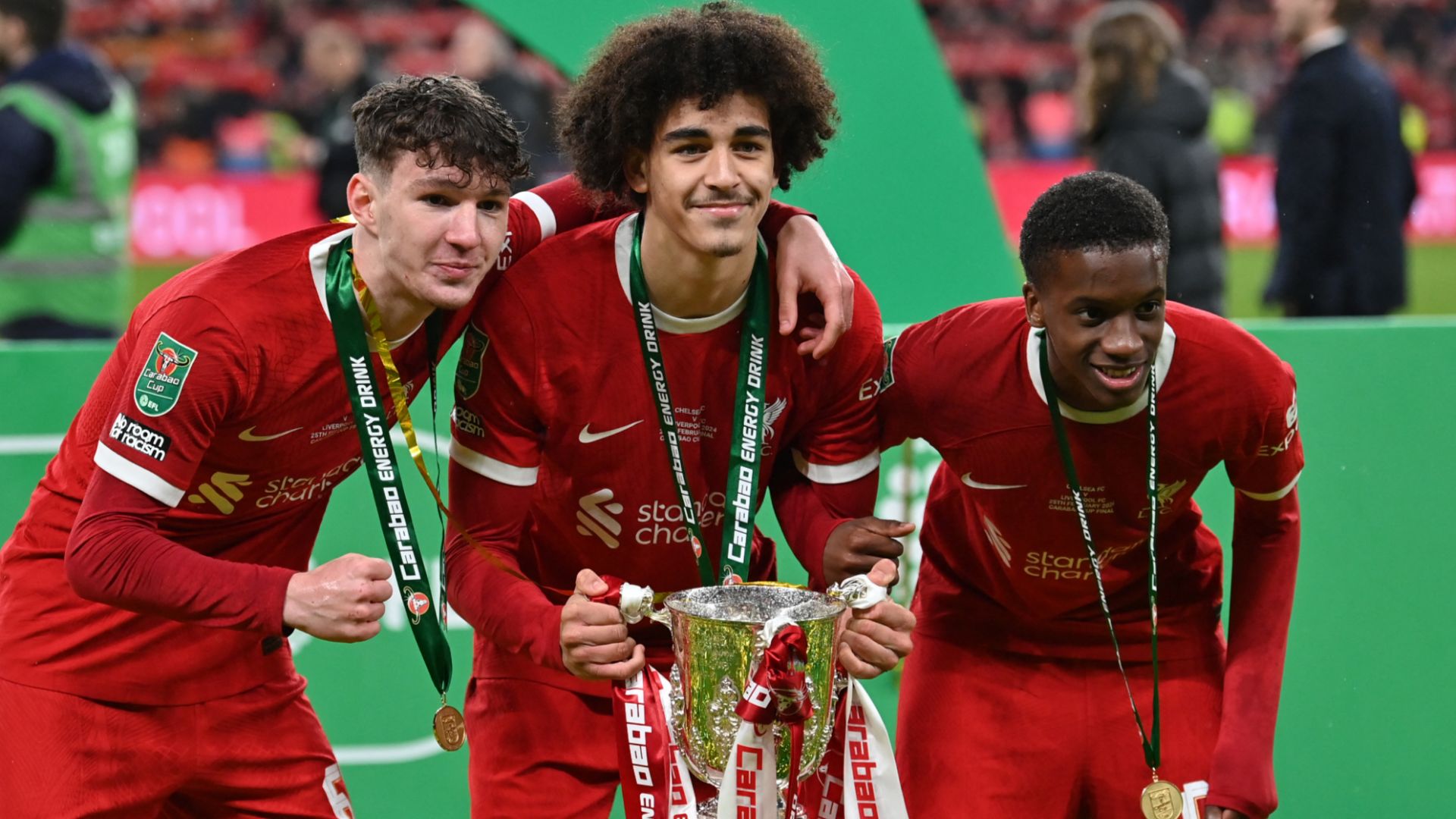 Lewis Koumas Jayden Danns Treymaurice Nyoni Liverpool Carabao Cup final 2024