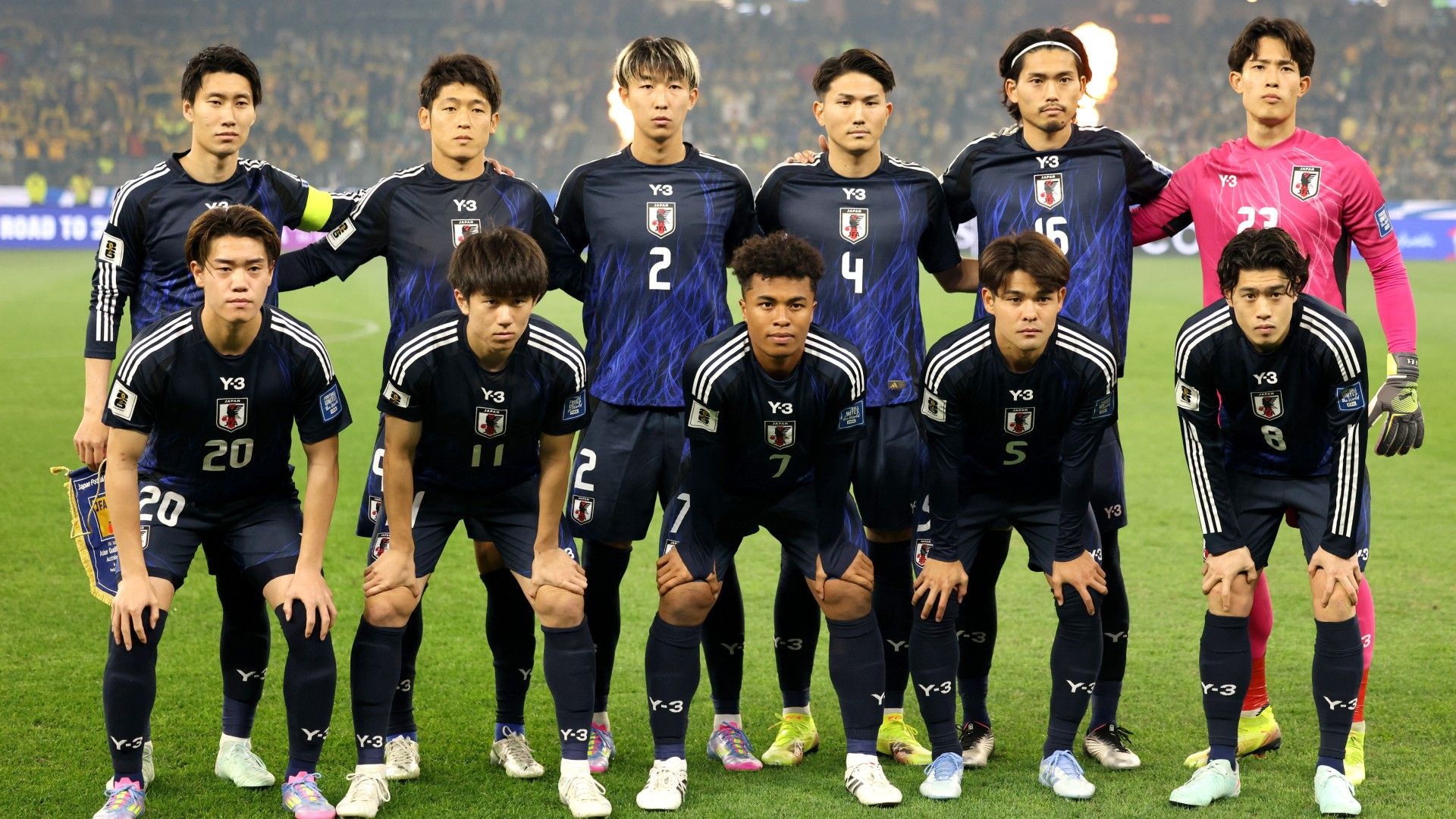 japan-team photo-eleven-20250605-vs australia