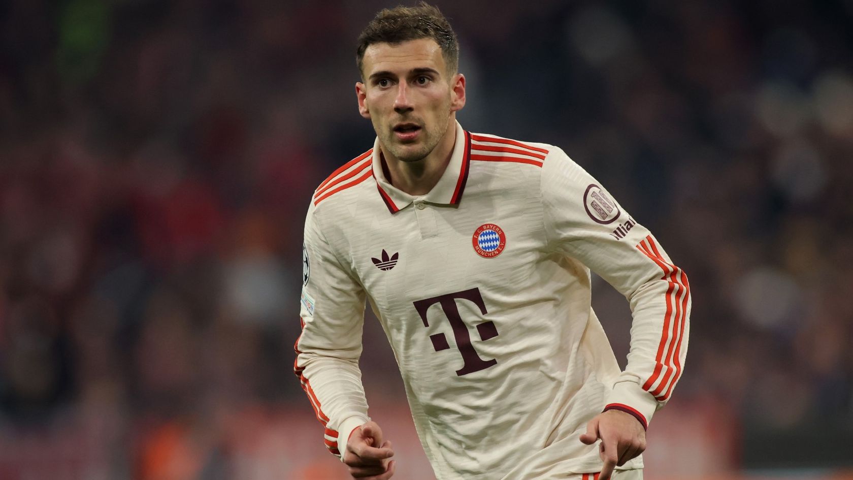  Leon Goretzka of Bayern Muenchen reacts