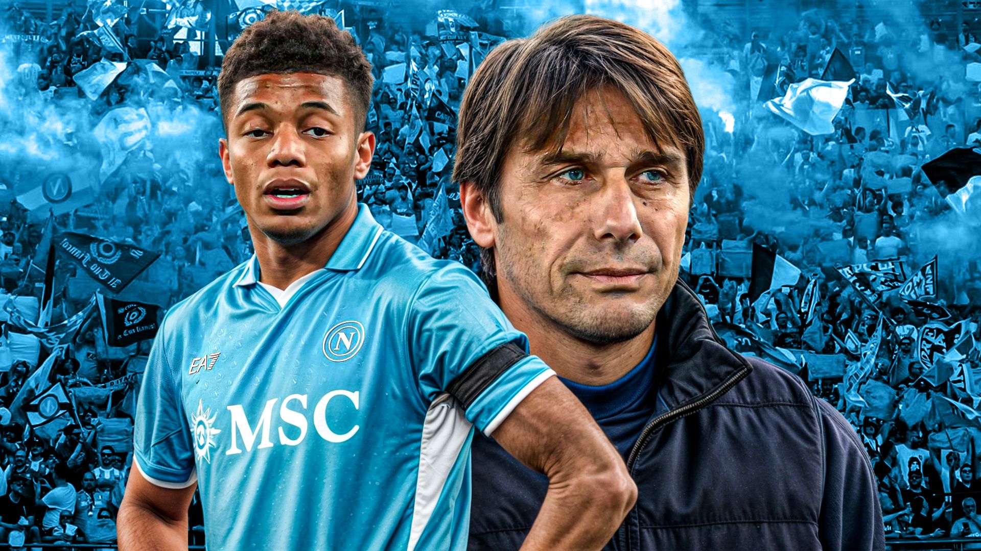 David Neres Conte Napoli GFX