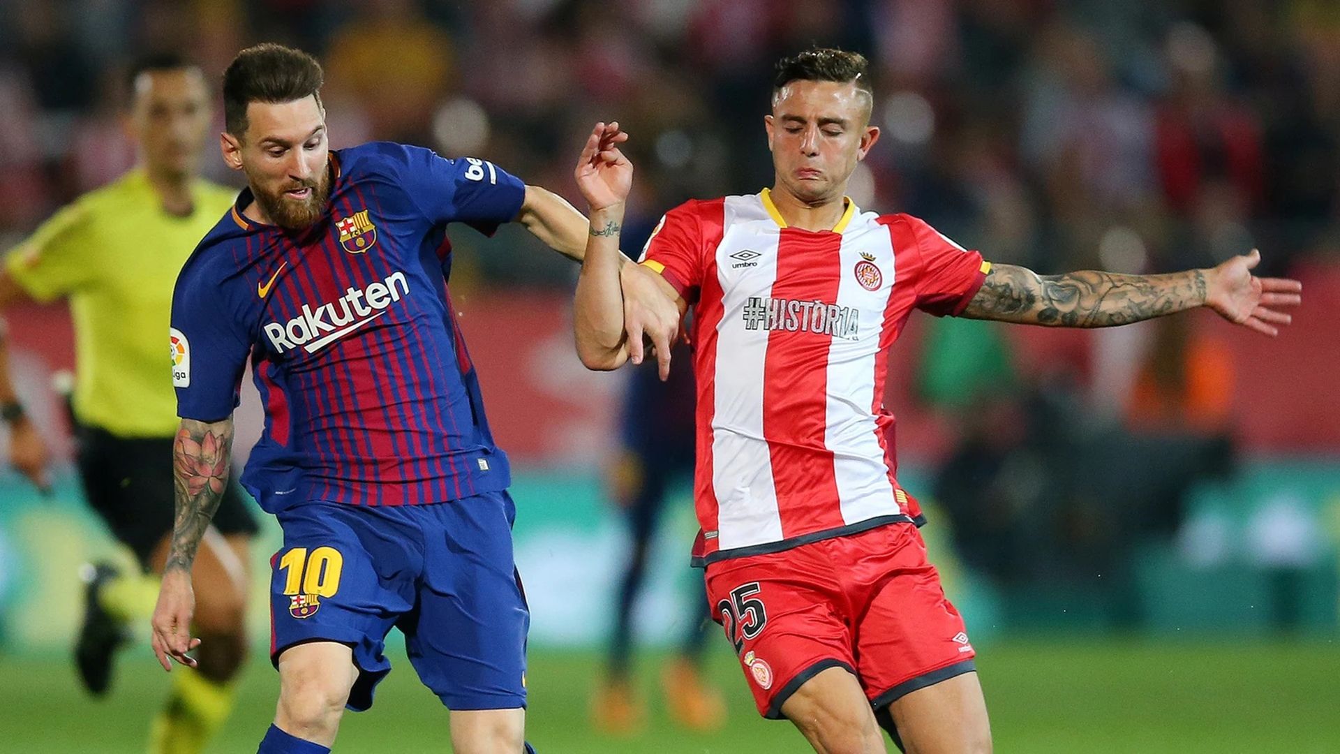 Lionel Messi Pablo Maffeo Barcelona Girona 2017