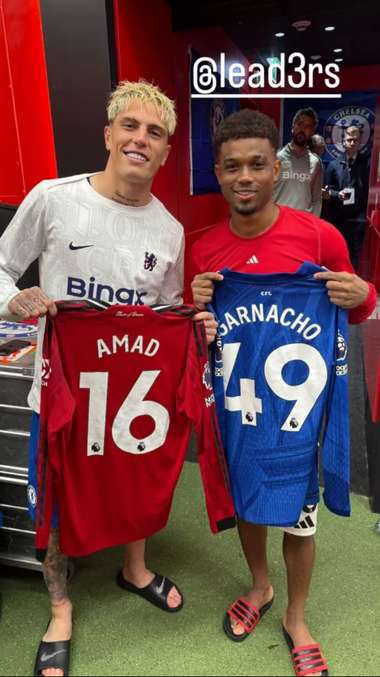 Amad Diallo Alejandro Garnacho Instagram