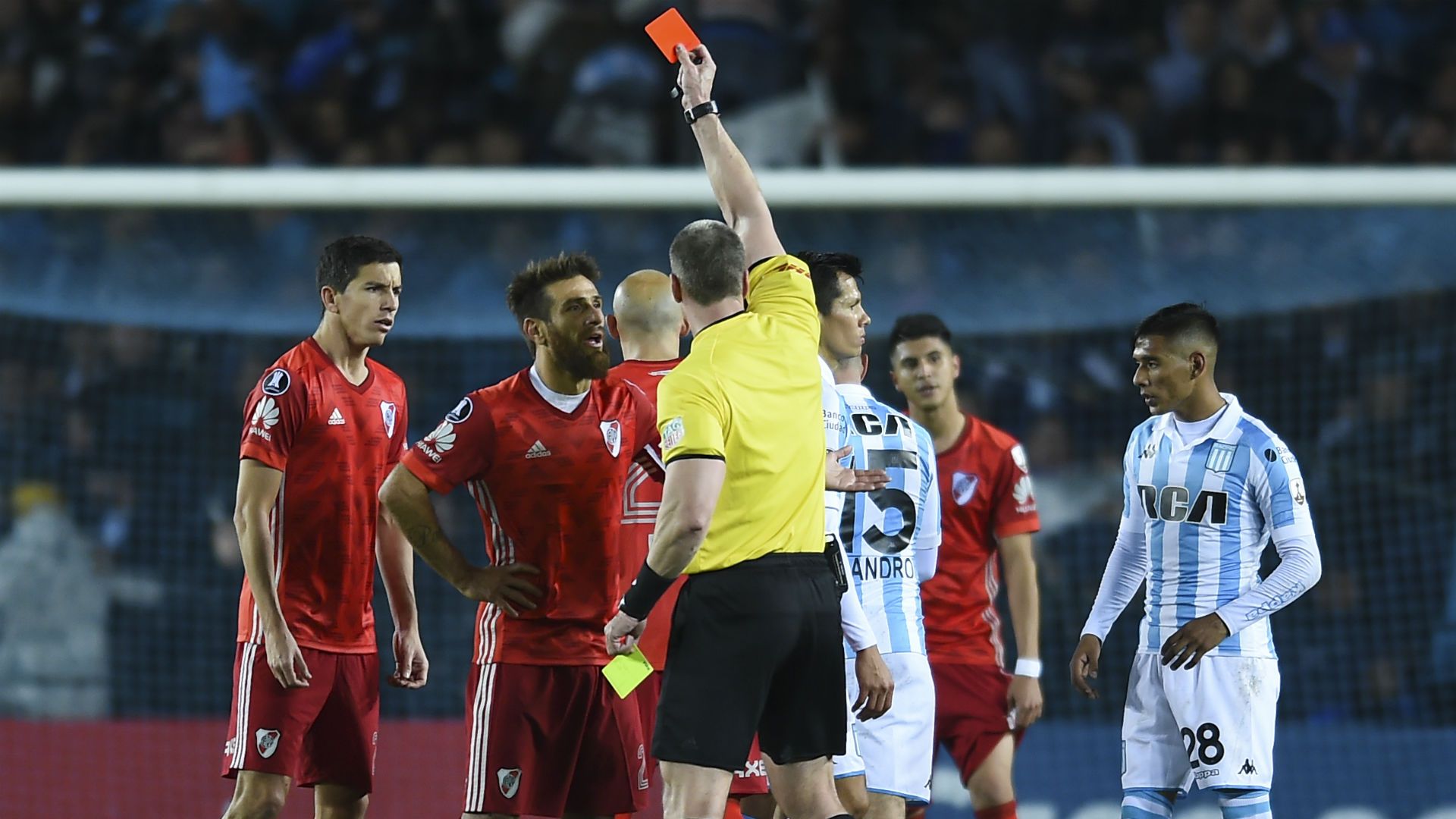 Ponzio roja Daronco Racing River Copa Libertadores octavos de final 09082018