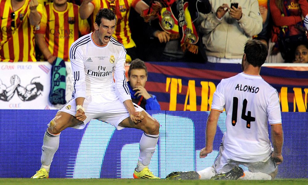 Xabi Alonso Gareth Bale Real Madrid Barcelona Copa del Rey 04162014