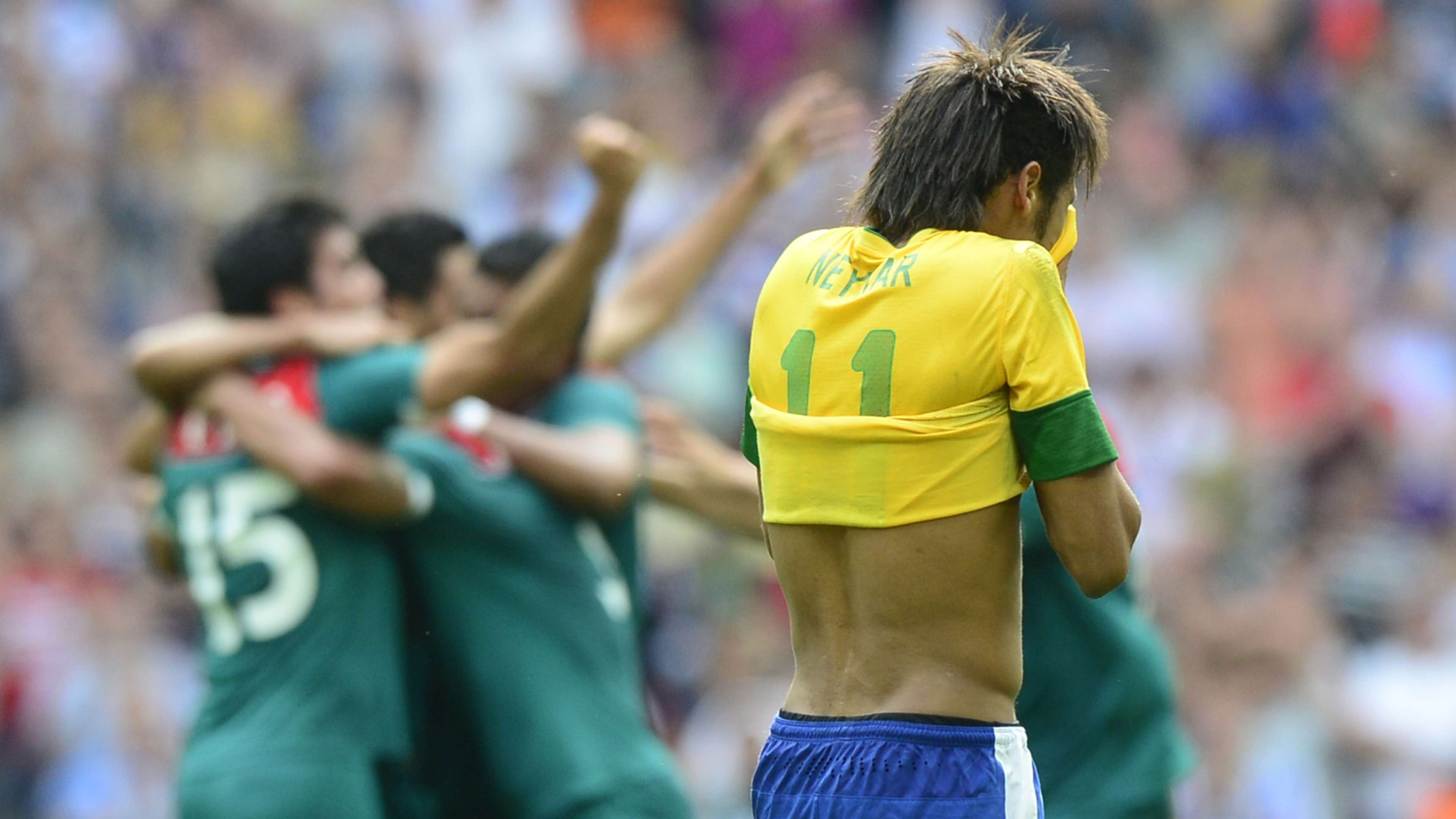 Neymar Brazil Mexico Olympic Games 11082012