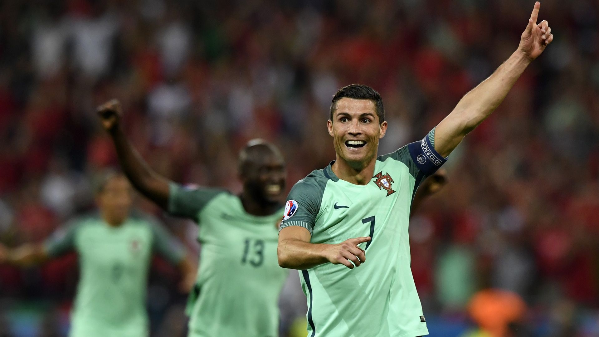Cristiano Ronaldo Portugal Wales 07062016