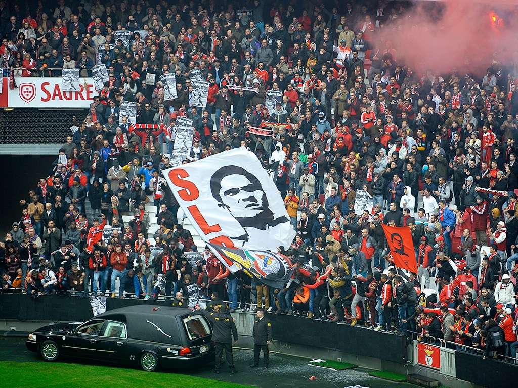 Eusebio Funeral Stadium of Light Estadio da Luz Benfica 01062014