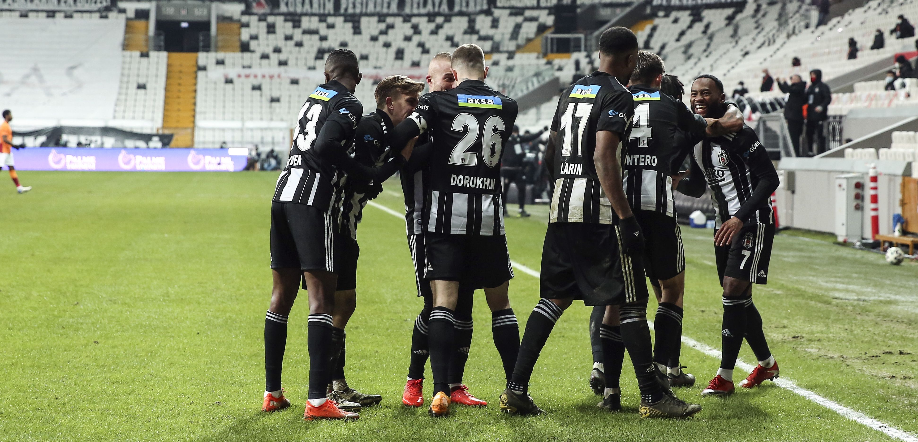 Besiktas Goal Celebration vs. Galatasaray 01/17/21