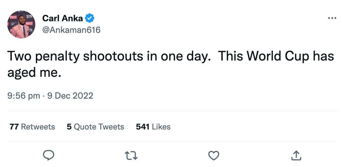 Argentina Netherlands penalties Twitter 2022