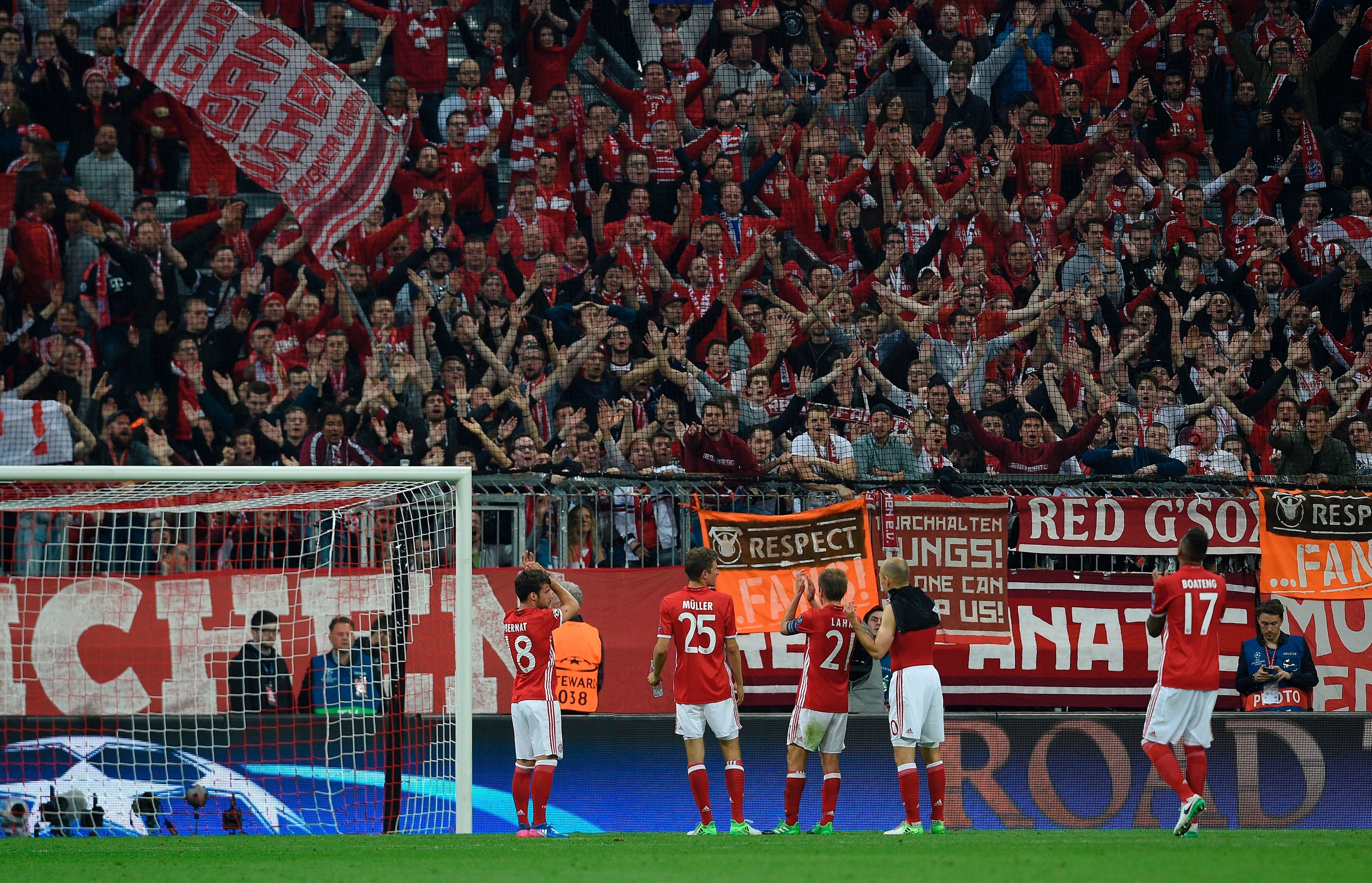 *NO GALLERY* FC Bayern Real Madrid 20170412