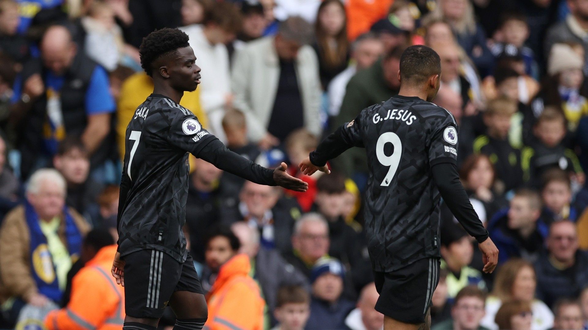 Bukayo Saka Gabriel Jesus Arsenal 2022-23