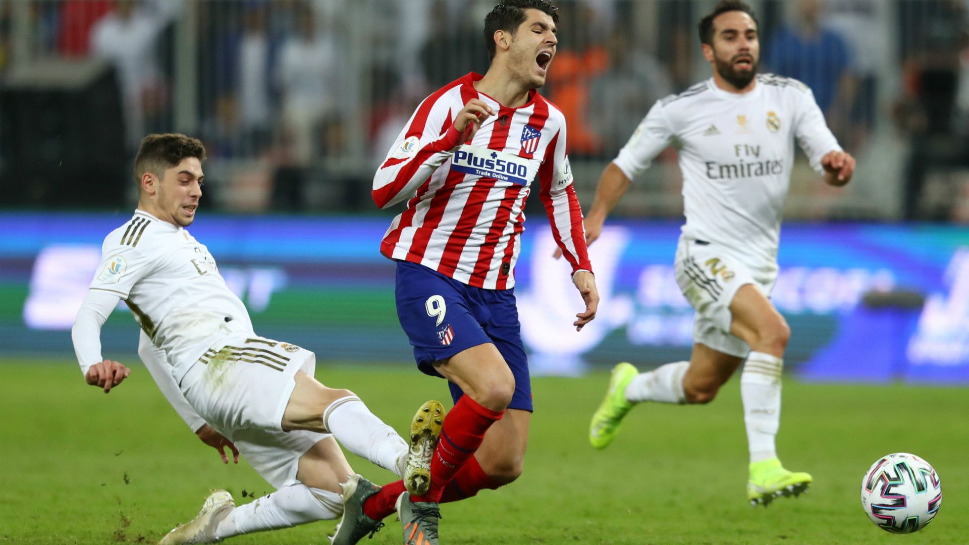 FEDE VALVERDE REAL MADRID ALVARO MORATA ATLETICO