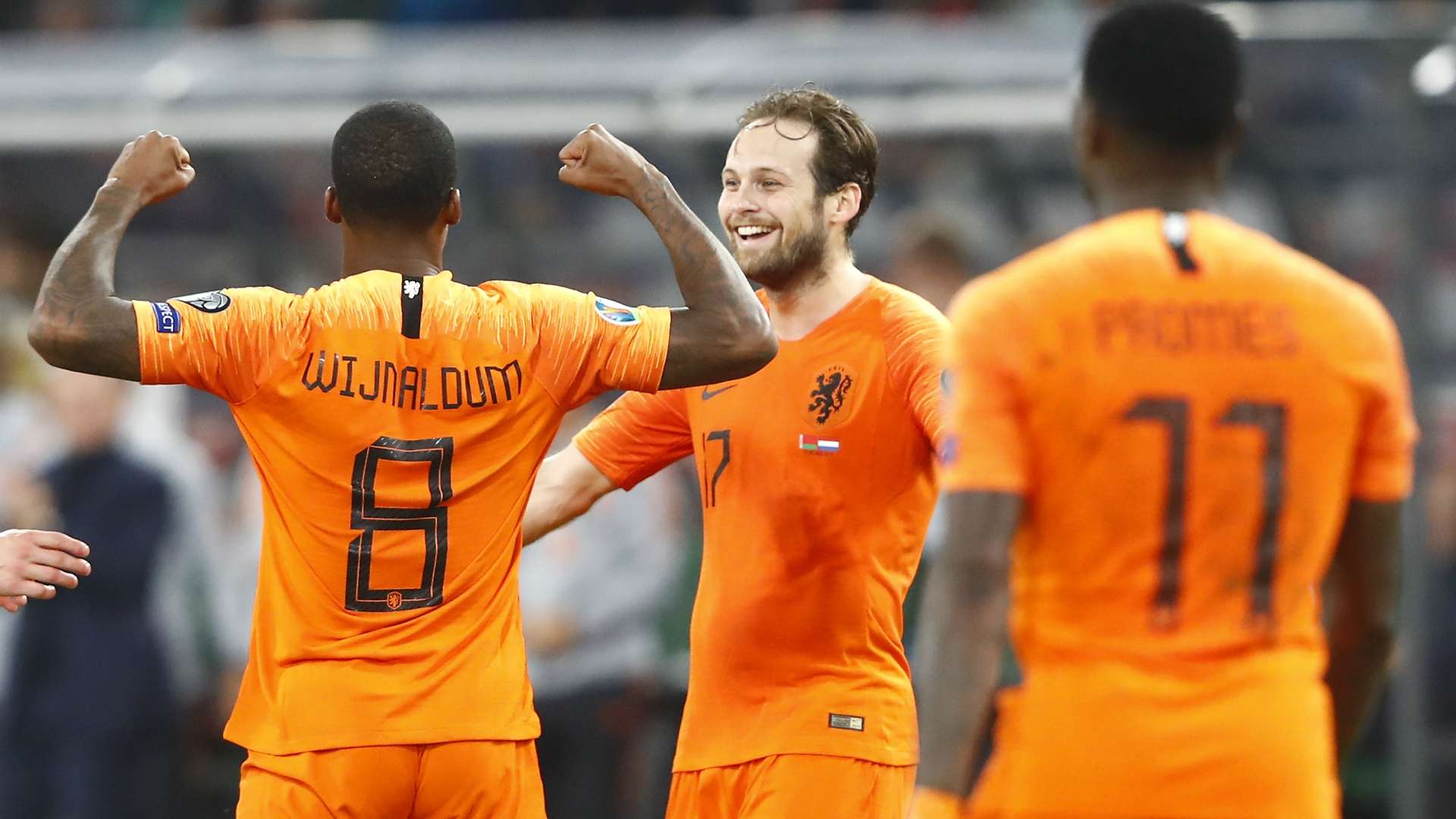 Georginio Wijnaldum Daley Blind Netherlands 10132019