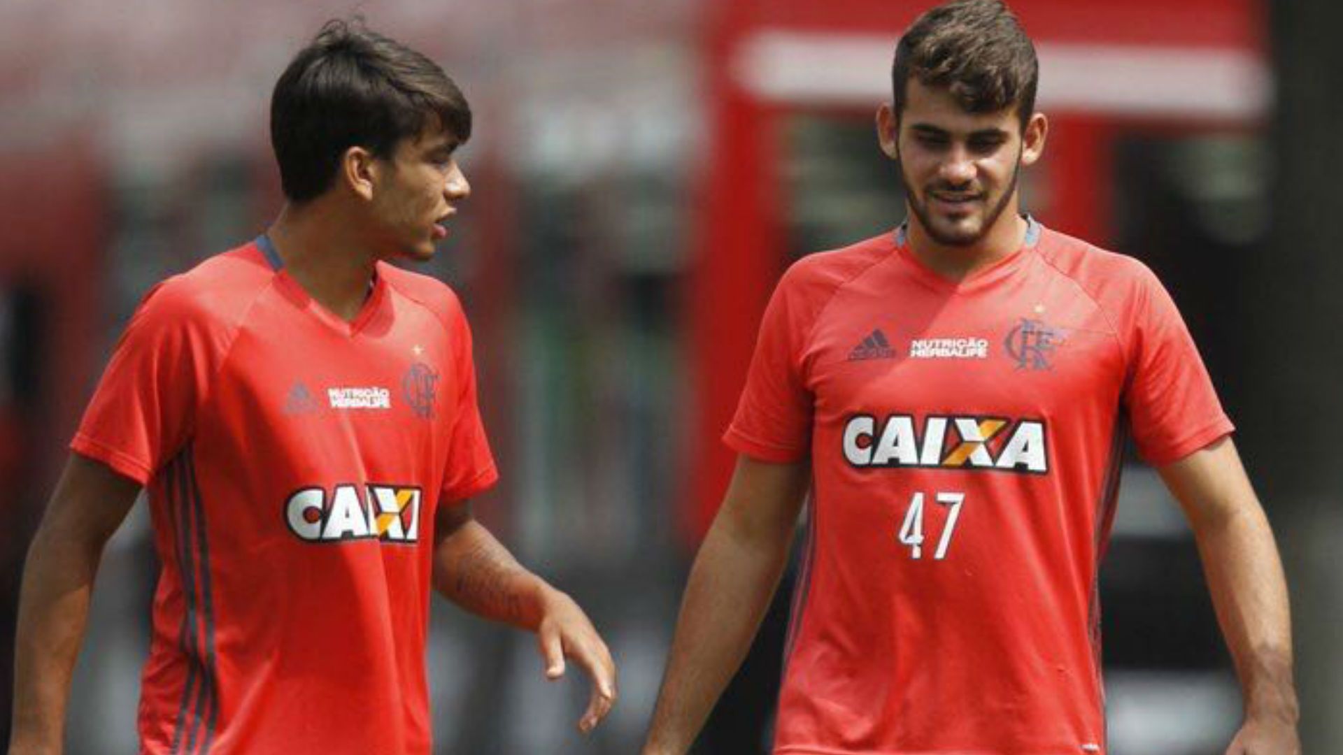 Felipe Vizeu e Lucas Paquetá Flamengo 24 09 16
