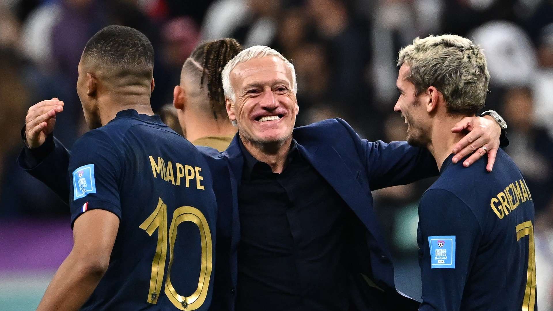 Kylian Mbappe Antoine Griezmann Didier Deschamps France 2022