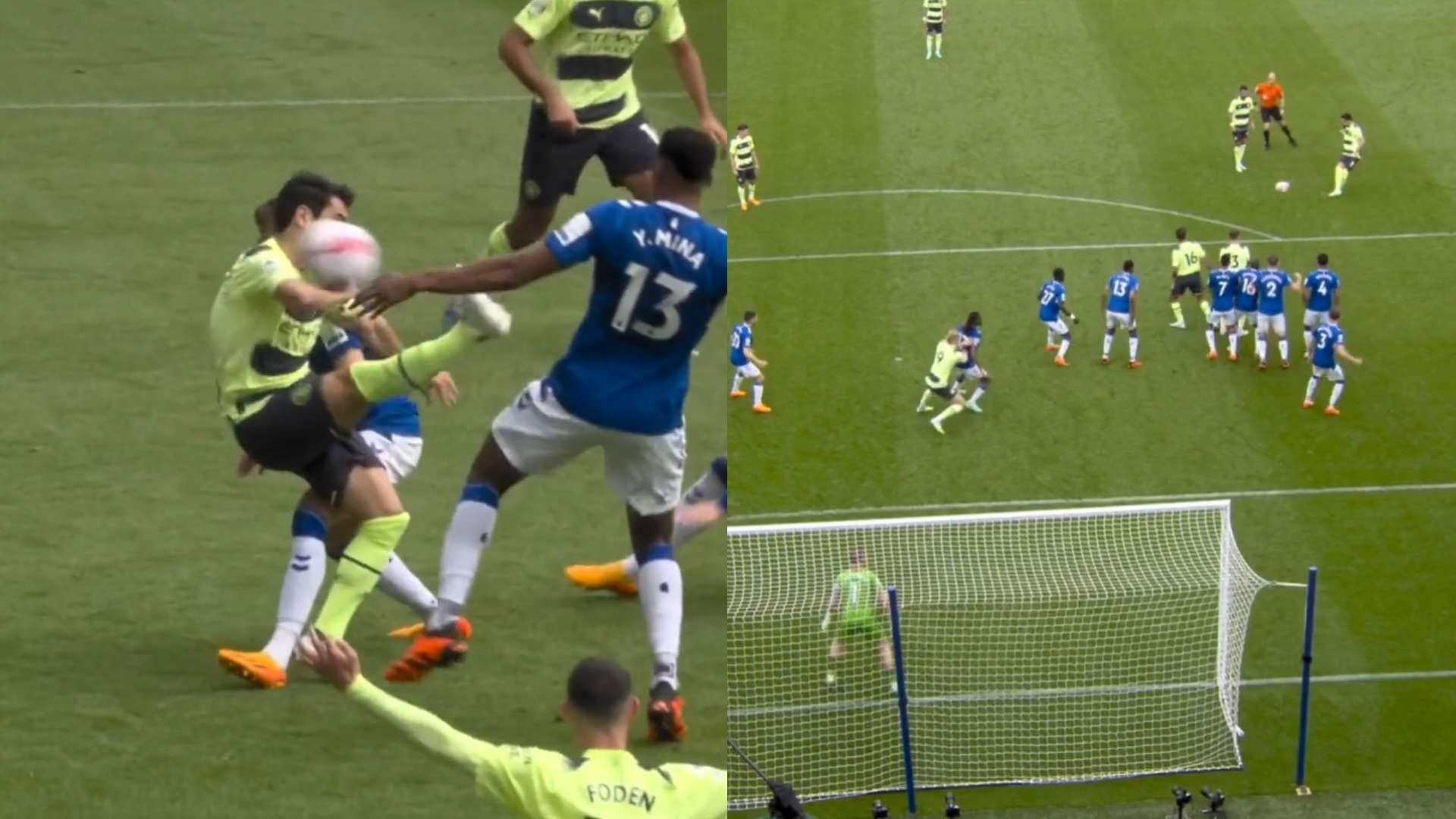 Doublé Gündogan Everton Manchester City