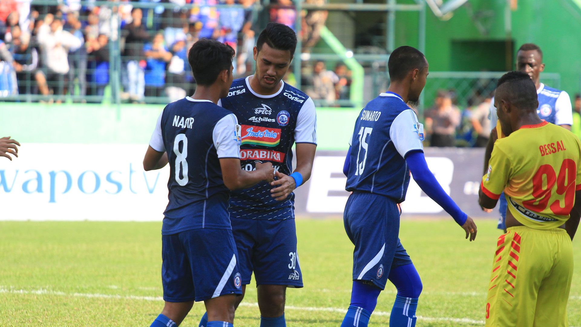 Selebrasi Arema - Metro FC