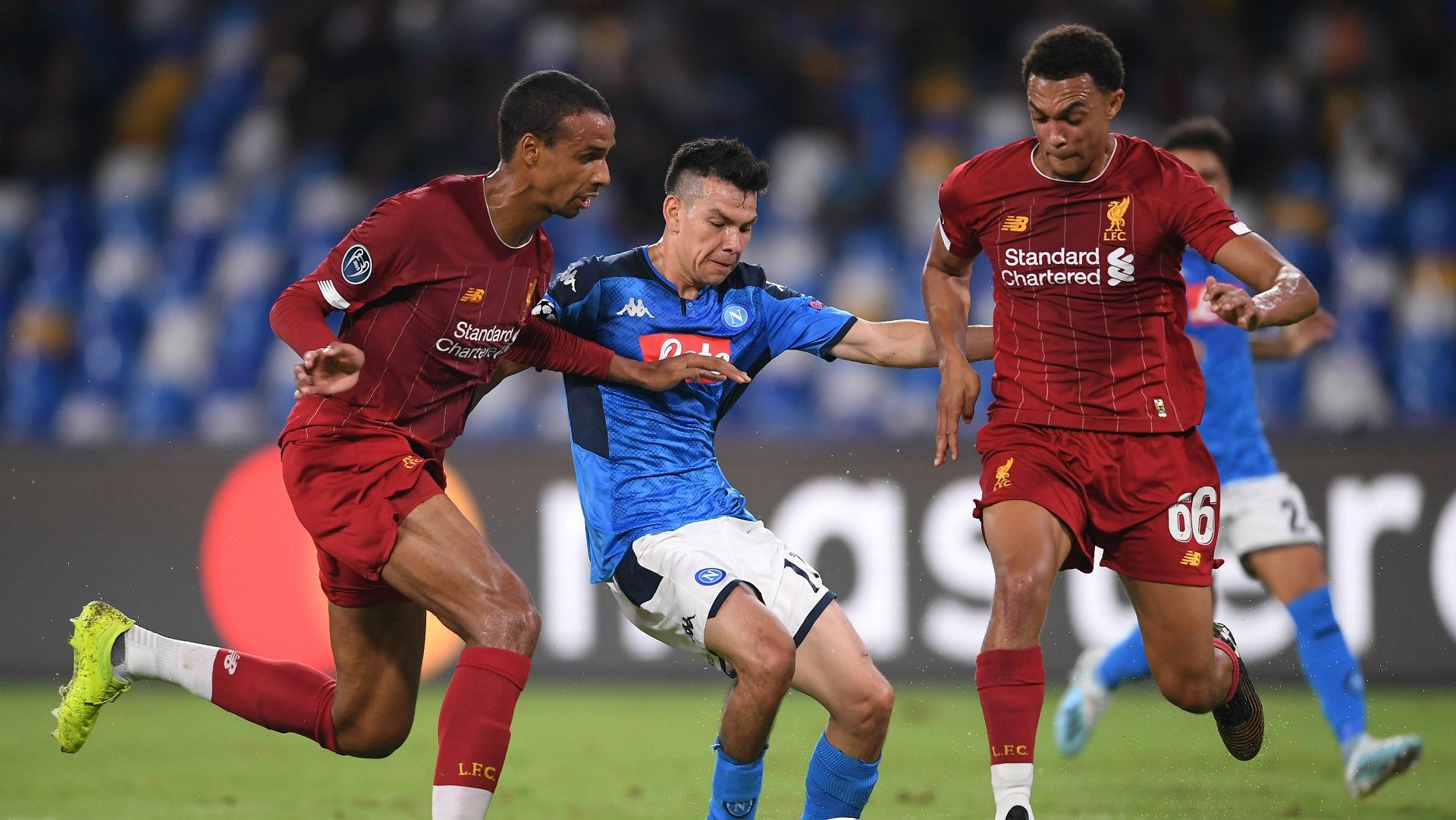 Chucky Lozano Joel Matip Trent Alexander-Arnold Napoli Liverpool