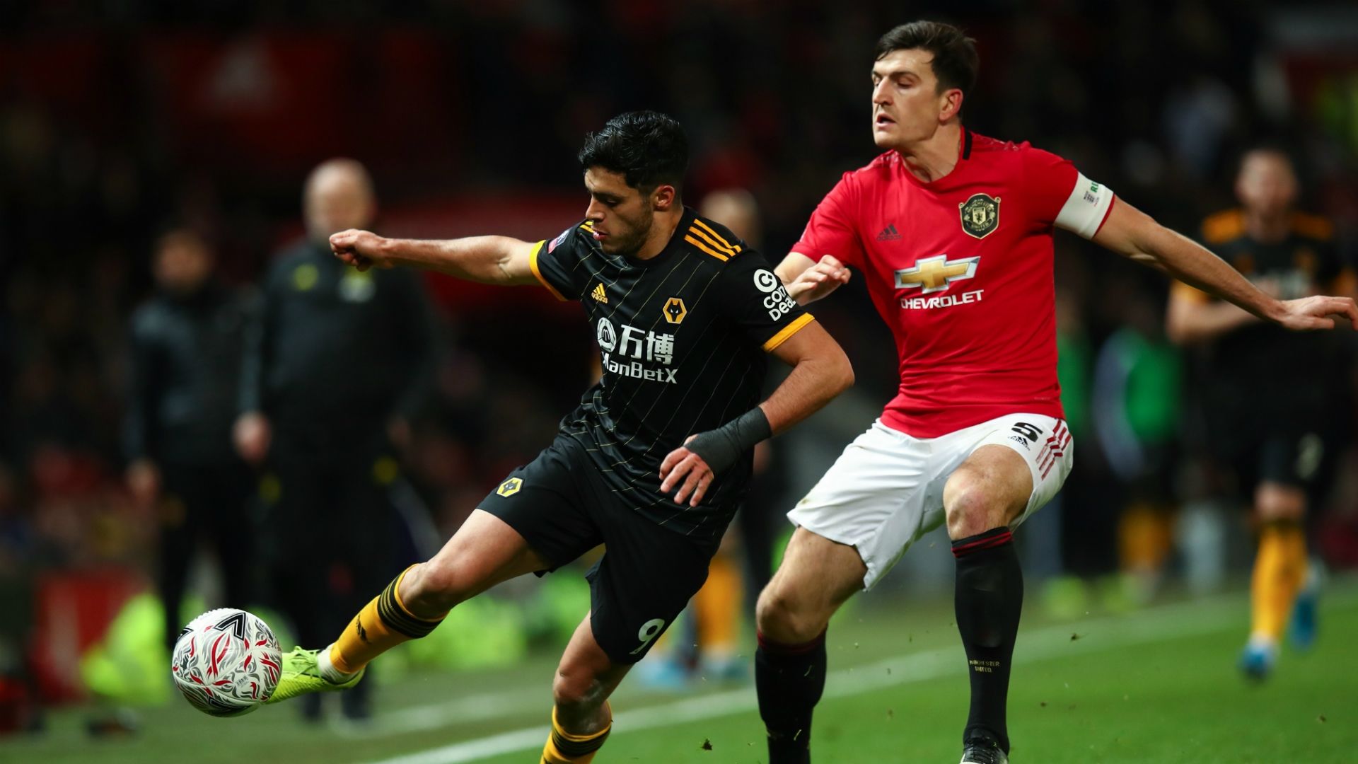 Raúl Jiménez Wolves - Manchester United