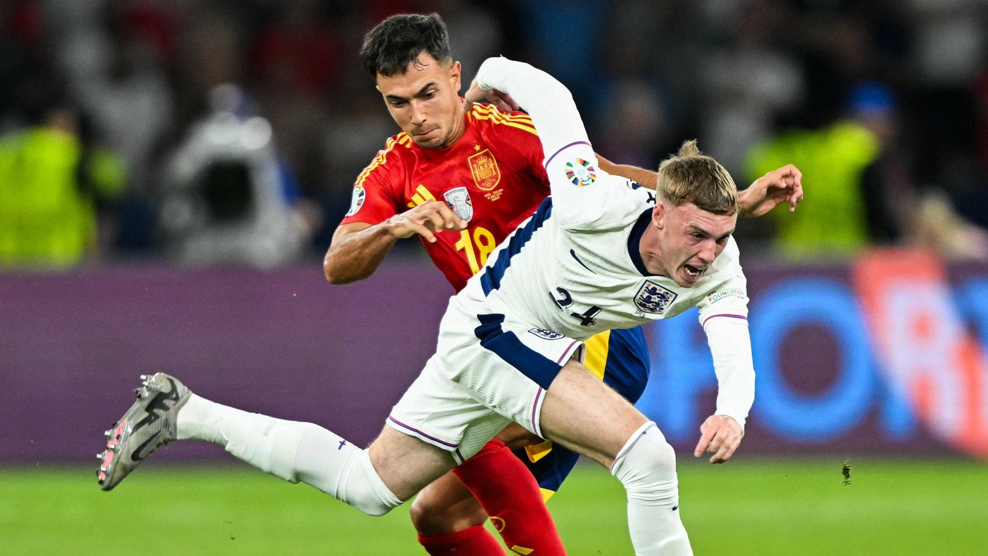 Cole Palmer England Spain Euro 2024 final